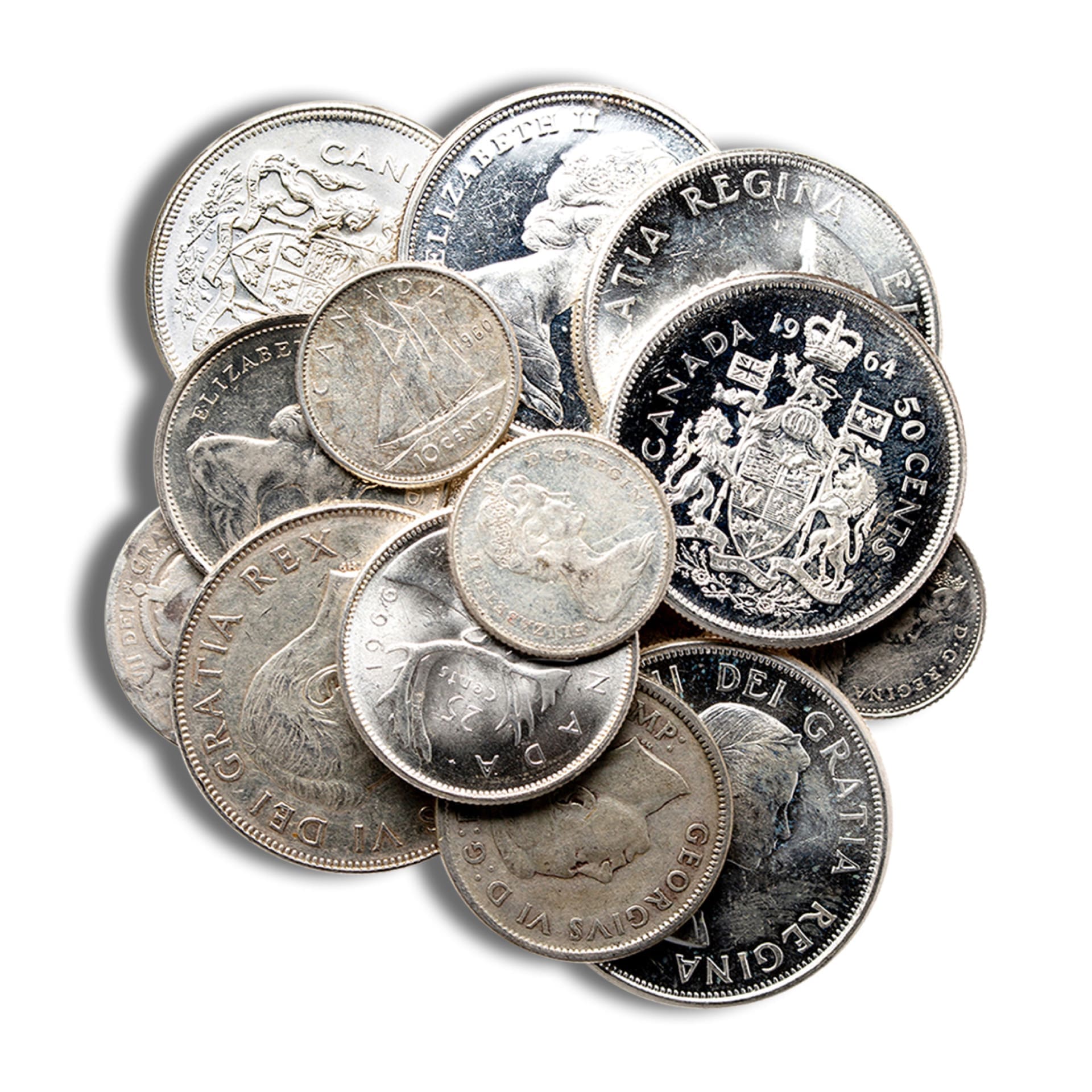 80% Silver Canadian Coins - $1 Face Value