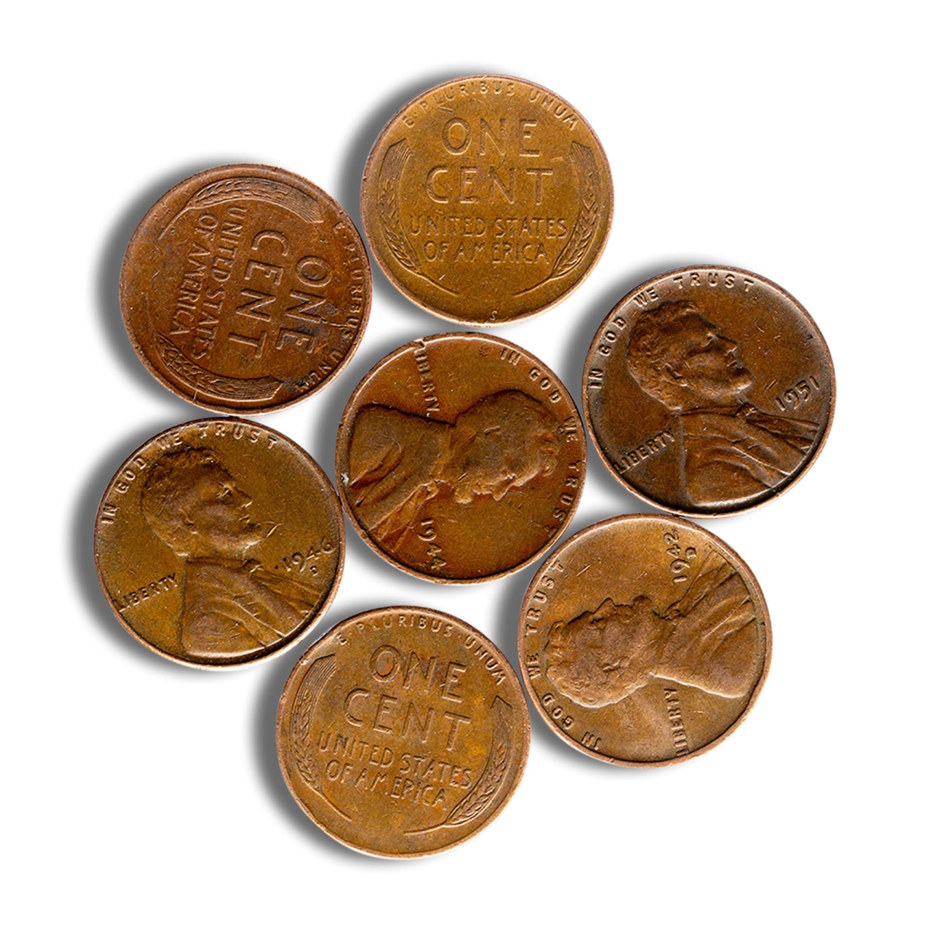 Wheat Cents - Random (500 Count Bag)